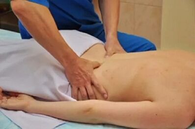 massaggio come metodo di trattamento dell'osteocondrosi toracica