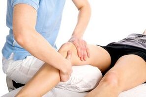 Sessione di massaggio per l'artrosi delle articolazioni