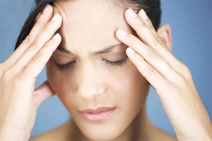 Mal di testa con osteocondosi cervicale